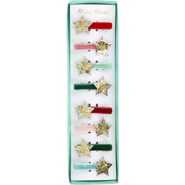 Gold Star Hair Clips
