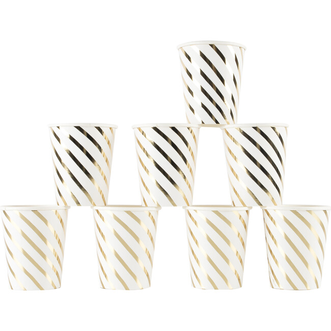 Gold Swirl Cups - Party - 1