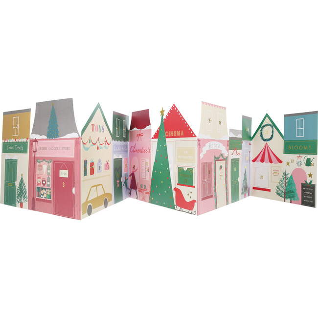 Christmas Street Concertina Advent Calendar