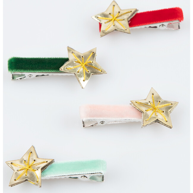 Gold Star Hair Clips - Hair Accessories - 3