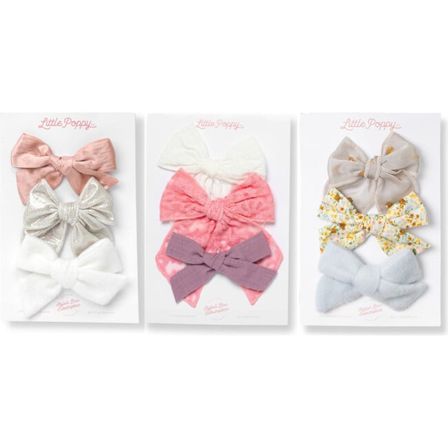 The Zoey Bow Clip Bundle - Hair Accessories - 2