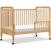 Jenny Lind 3-In-1 Convertible Crib, Honey - Cribs - 4