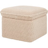 Cali Storage Shearling Ottoman, Chai - Ottomans - 1 - thumbnail