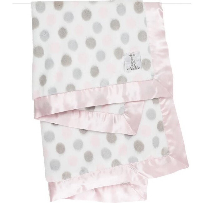 Luxe Dot Baby Blanket, Pink