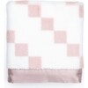 Luxe Stairway Baby Blanket, Dusty Pink - Blankets - 1 - thumbnail