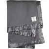 Luxe Stroller Baby Blanket, Charcoal - Blankets - 1 - thumbnail