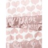 Luxe Heart Army Baby Blanket, Dusty Pink - Blankets - 2