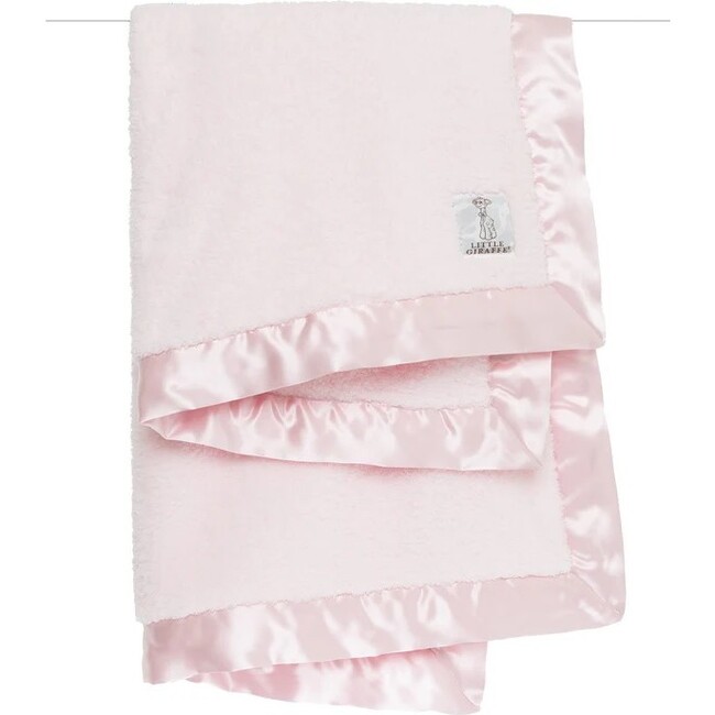 Chenille Stroller Baby Blanket, Pink - Blankets - 1