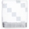 Luxe Stairway Baby Blanket, Silver - Blankets - 1 - thumbnail