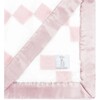 Luxe Stairway Baby Blanket, Dusty Pink - Blankets - 2