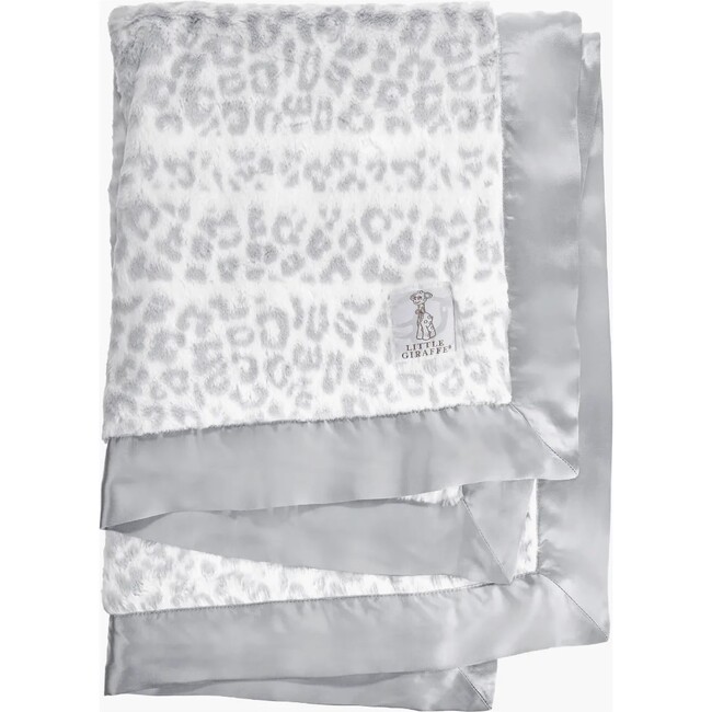 Luxe Leshiba Baby Blanket, Silver