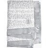 Luxe Leshiba Baby Blanket, Silver - Blankets - 1 - thumbnail