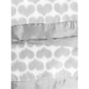 Luxe Heart Army Baby Blanket, Silver - Blankets - 2