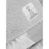 Chenille Baby Blanky, Silver - Blankets - 2