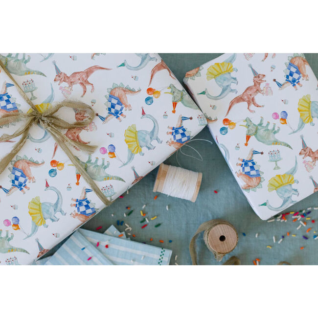 Birthday Dinosaur Gift Wrap - Paper Goods - 2