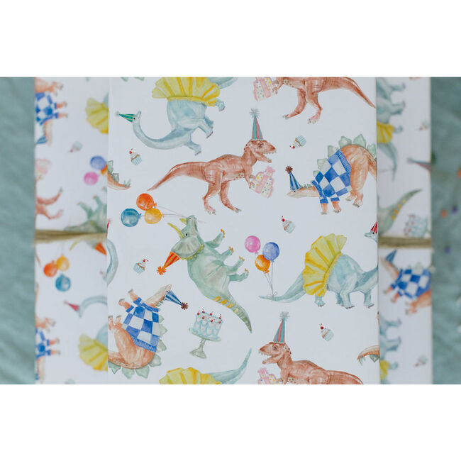 Birthday Dinosaur Gift Wrap - Paper Goods - 4