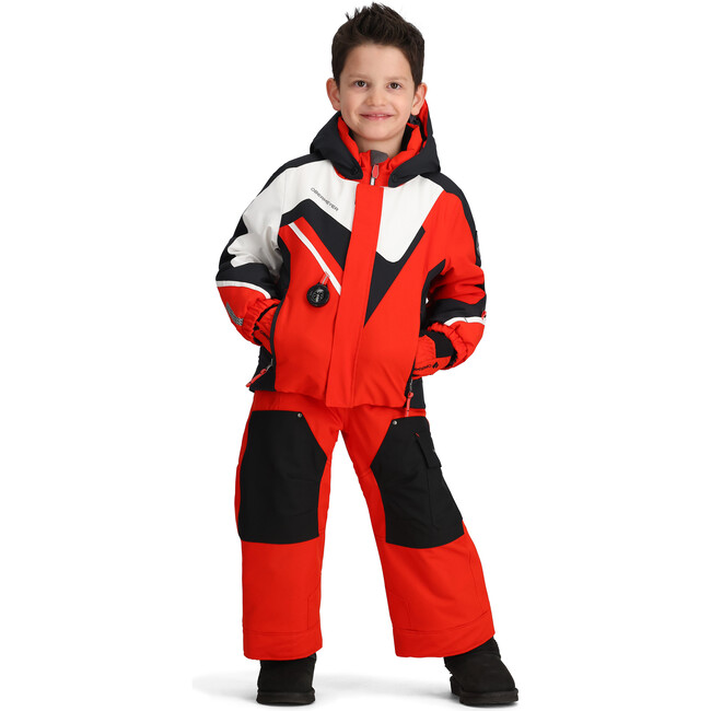 Super G Exclusive I-Grow™ Waterproof Hooded Jacket, Red - Jackets - 4