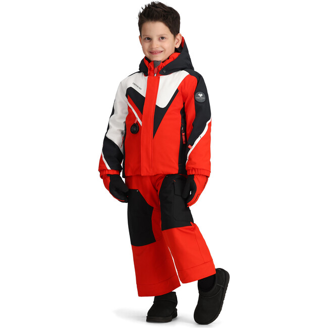 Super G Exclusive I-Grow™ Waterproof Hooded Jacket, Red - Jackets - 6