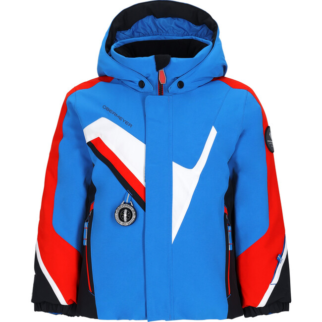 Super G Exclusive I-Grow™ Waterproof Hooded Jacket, Cosmic Blue