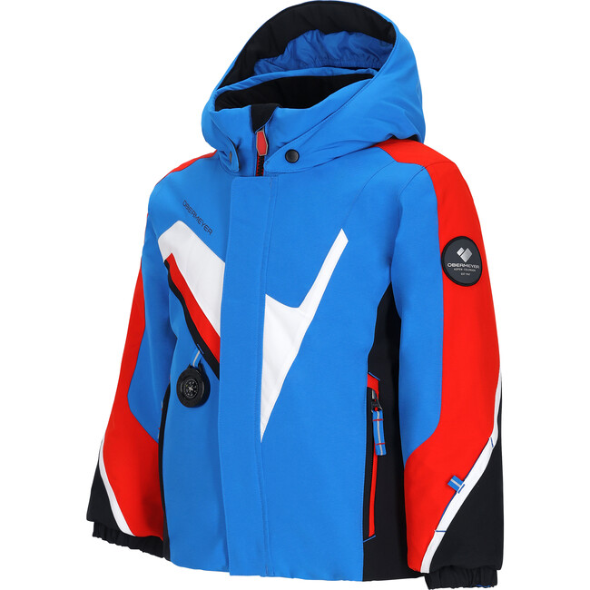 Super G Exclusive I-Grow™ Waterproof Hooded Jacket, Cosmic Blue - Jackets - 3