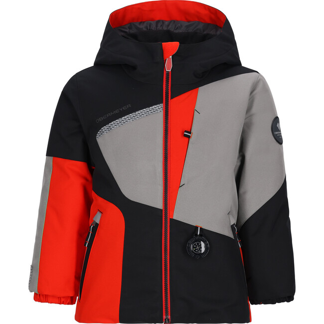 Orb I-Grow™ Race-Inspired Waterproof Hooded Jacket, Red