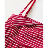 Maternity Nightgown, Red Stripes - Nightgowns - 2