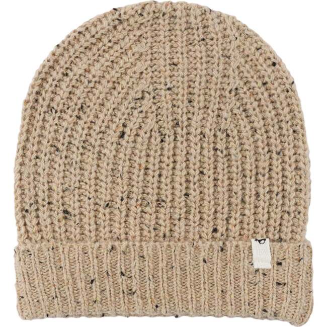 Speckle Knit Watchcap, Oat - Hats - 1