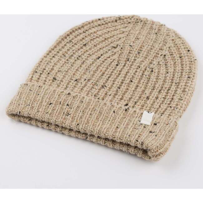 Speckle Knit Watchcap, Oat - Hats - 2