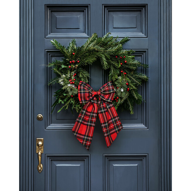 Wreath Bow, Imperial Tartan - Wreaths - 2