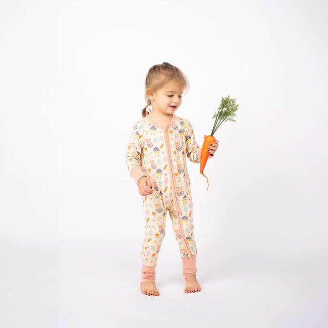 Egg Hunt Easter Bamboo Convertible Baby Pajamas - Pajamas - 2