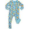 Soft & Stretchy Zipper Footie, Hanukkah Dreidels - Footie Pajamas - 1 - thumbnail