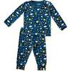 Long Sleeve Pajama Set, Luna Midnight - Pajamas - 1 - thumbnail