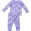 Long Sleeve Pajama Set, Luna Lavender - Pajamas - 1 - thumbnail