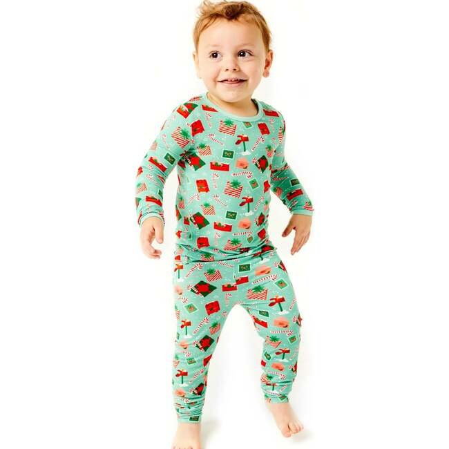 Long Sleeve Pajama Set, Santa Mail - Pajamas - 3