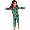 Long Sleeve Pajama Set, Mushroom Forest - Pajamas - 2