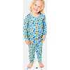 Long Sleeve Pajama Set, Hanukkah Dreidels - Pajamas - 2