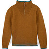 Contrast Hem Malt Pullover Sweater - Sweaters - 1 - thumbnail