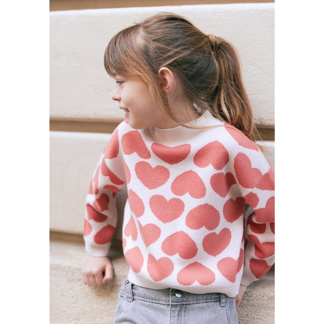 Big Heart Lovely Pullover Sweater - Sweaters - 4