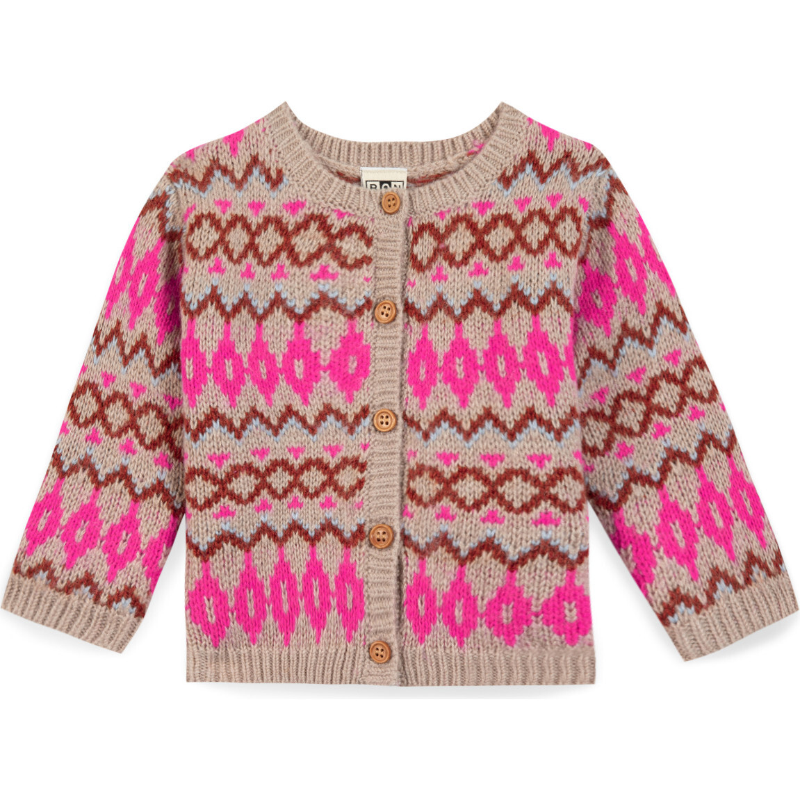 Neon Pop Lilet Baby Cardigan - Sweaters - 1