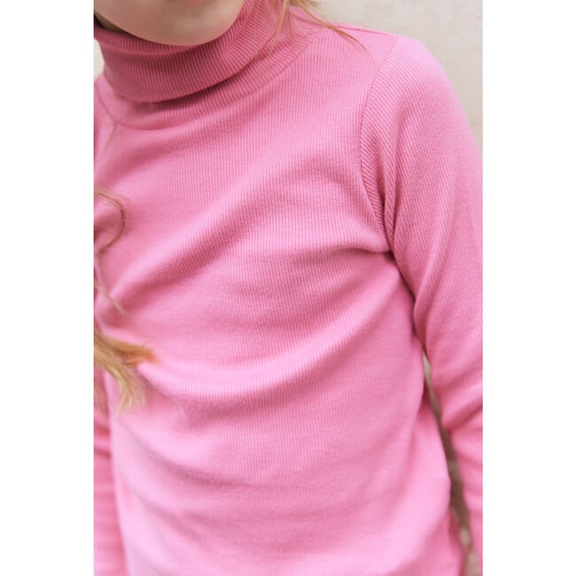 Peony Pink Titou Soft Turtleneck - Sweaters - 4