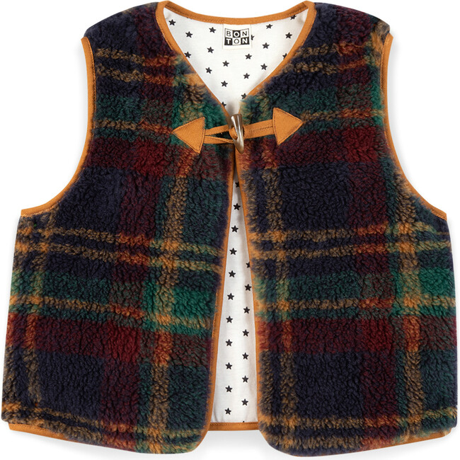 César Cotton Fleece Layering Vest