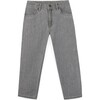 Soft Grey Cotton Dandy Pants - Pants - 1 - thumbnail