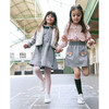 Soft Grey Embroidered Douchka Skirt - Skirts - 5