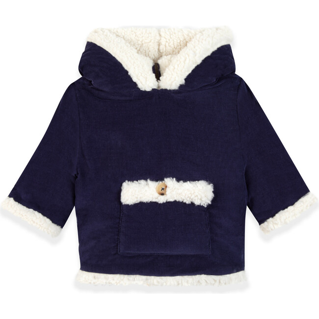 Deep Navy Camion Baby Coat - Coats - 1