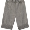 Soft Grey Embroidered Jade Baby Pants - Pants - 1 - thumbnail