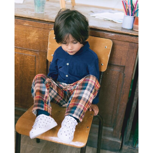 Autumn Plaid Gino Baby Pants - Pants - 4