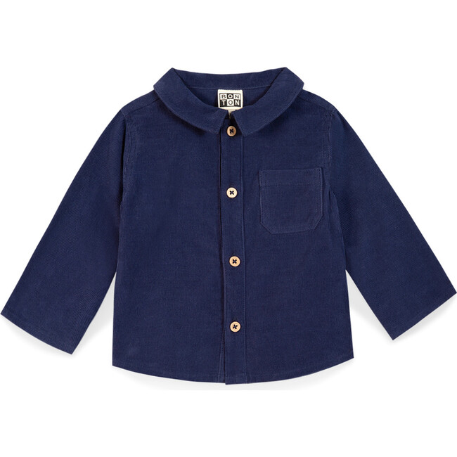 Deep Navy Pan Baby Shirt - Shirts - 1