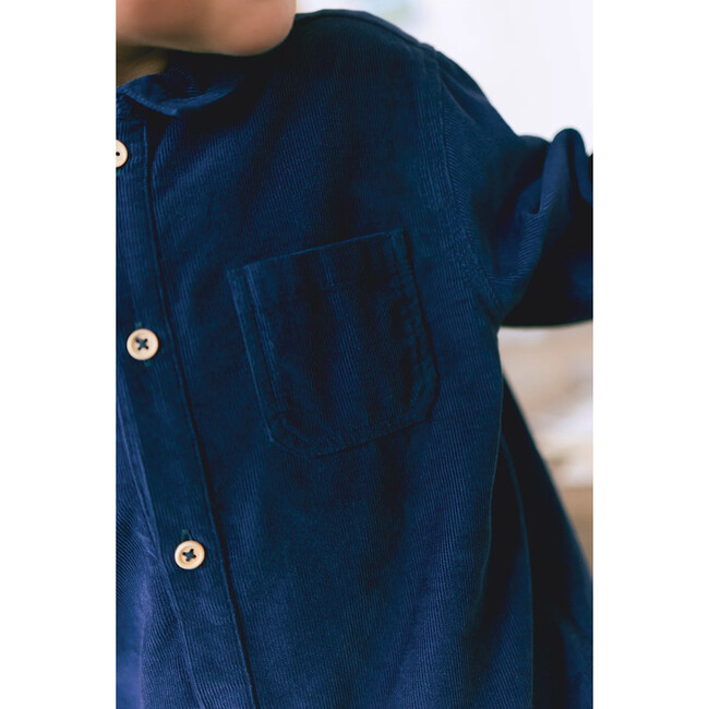 Deep Navy Pan Baby Shirt - Shirts - 5