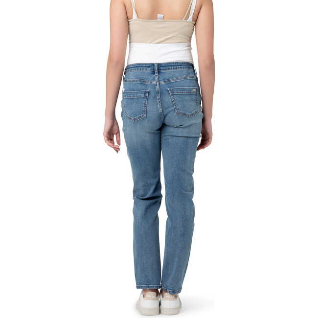 Women's Hunter Knit Over Tummy Waistband Crop Jean, Vintage Wash - Jeans - 2