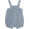 Baby Boule Sleeveless Strap Romper Overall, Dusty Blue - Rompers - 1 - thumbnail